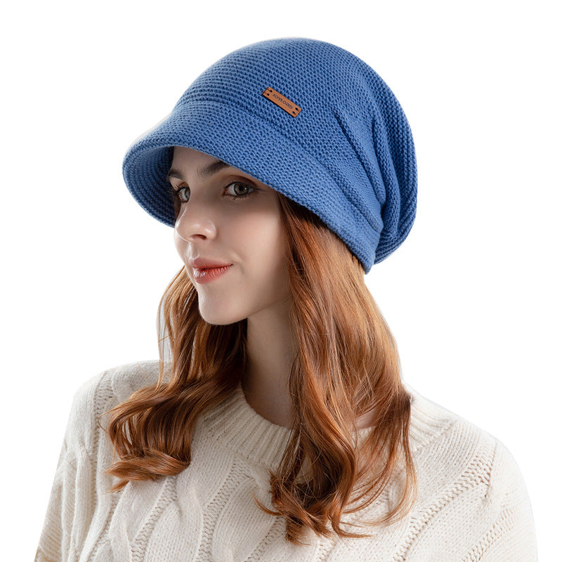 Wholesale Acrylic Thermal Covers, Wide Brimmed Winter Plush Woolen Hats